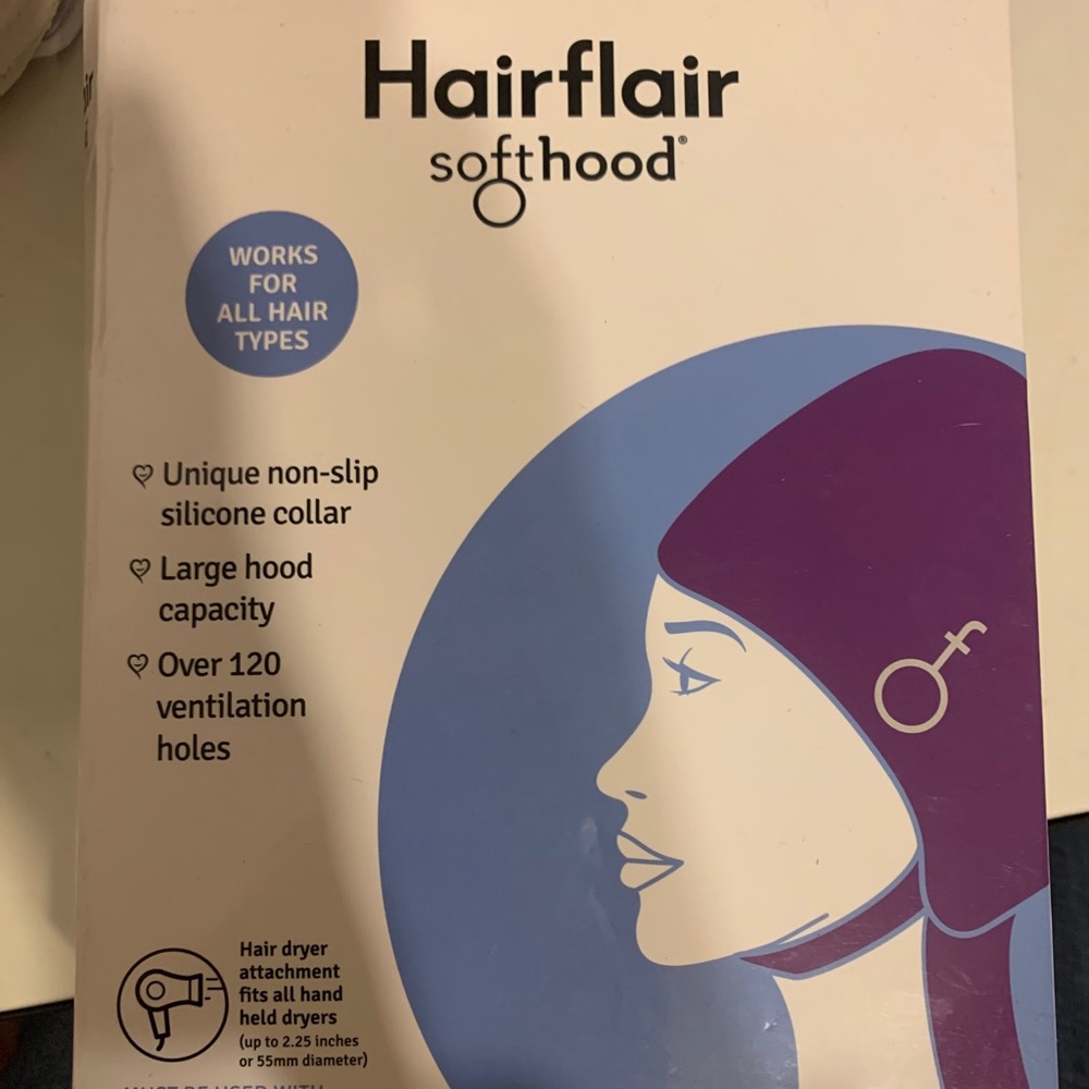 Hair flair soft hood hair dryer attachment